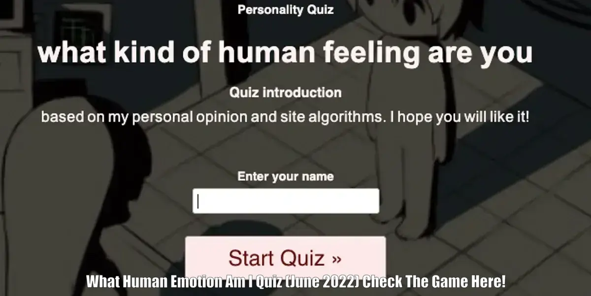 What Human Emotion Am I Quiz