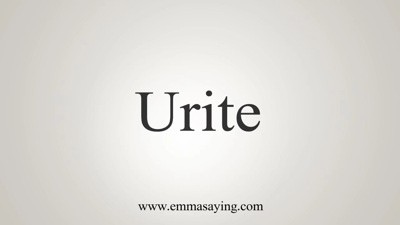 Definition Urite