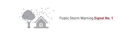 Public Storm Warning Signal #1 Washington State