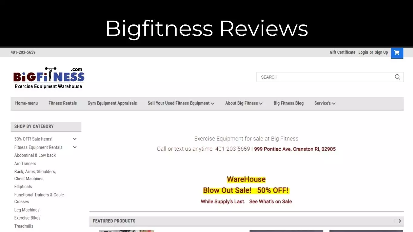 Bigfitness Reviews