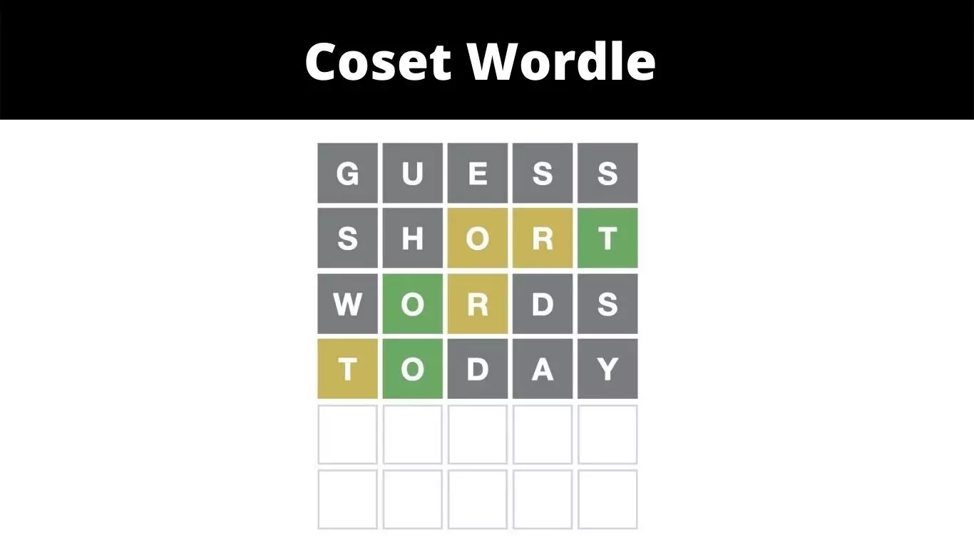 Coset Wordle