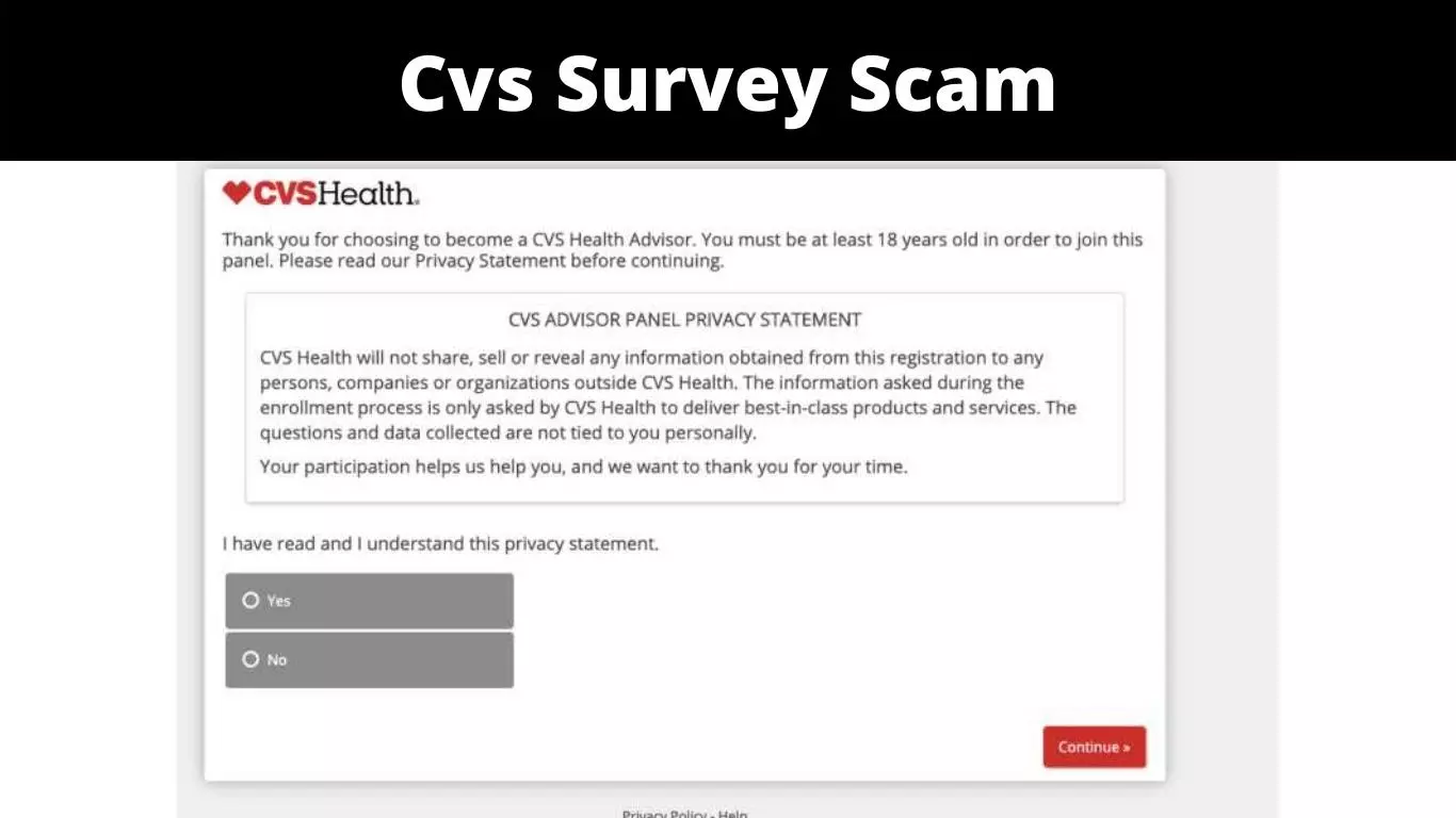 Cvs Survey Scam
