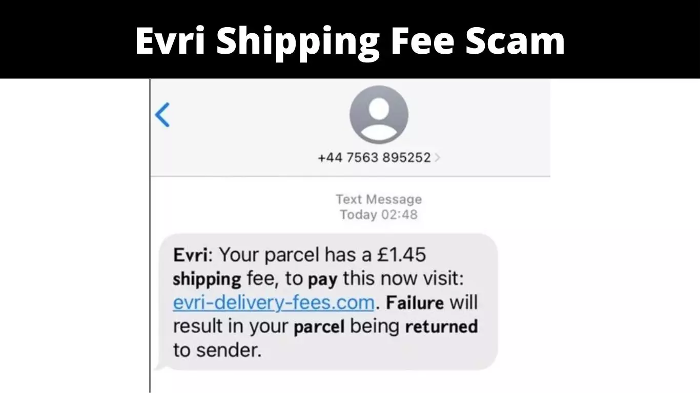 Evri Shipping Fee Scam