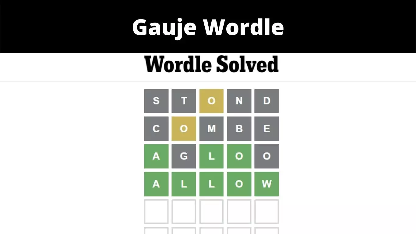 Gauje Wordle