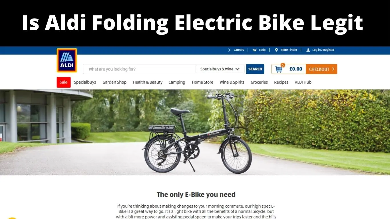 Is Aldi Folding Electric Bike Legit