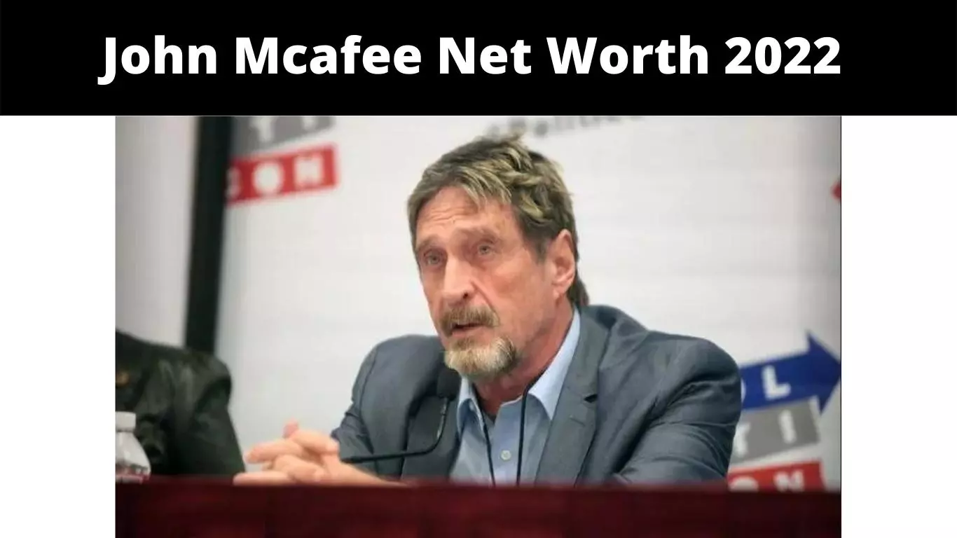 John Mcafee Net Worth 2022