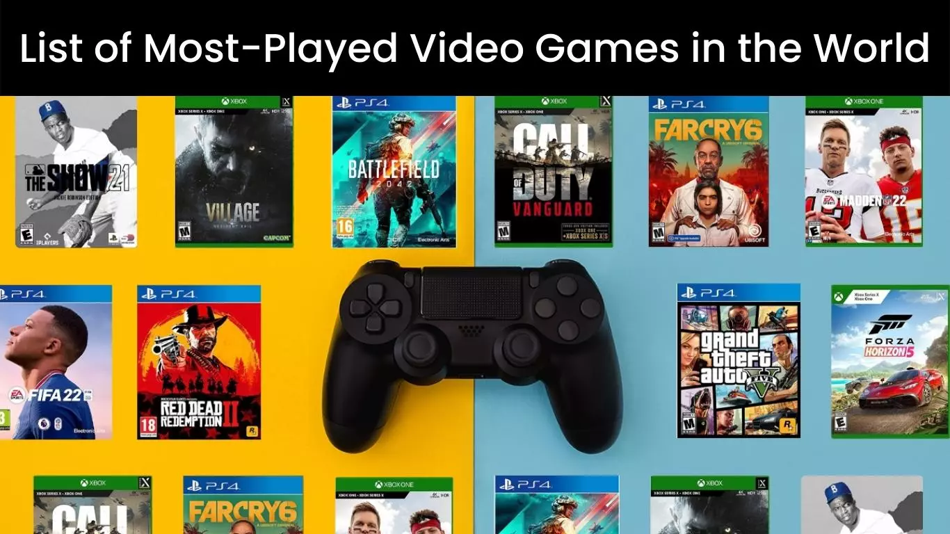 List of Most-Played Video Games in the World