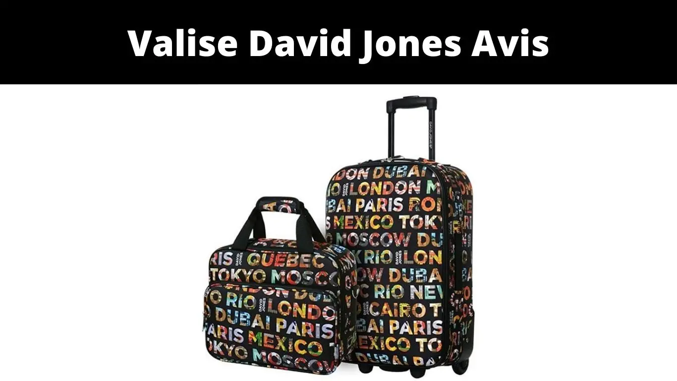 Valise David Jones Avis
