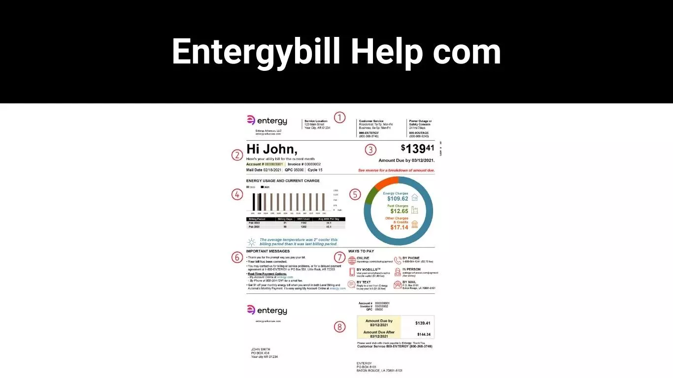 Entergybill Help com
