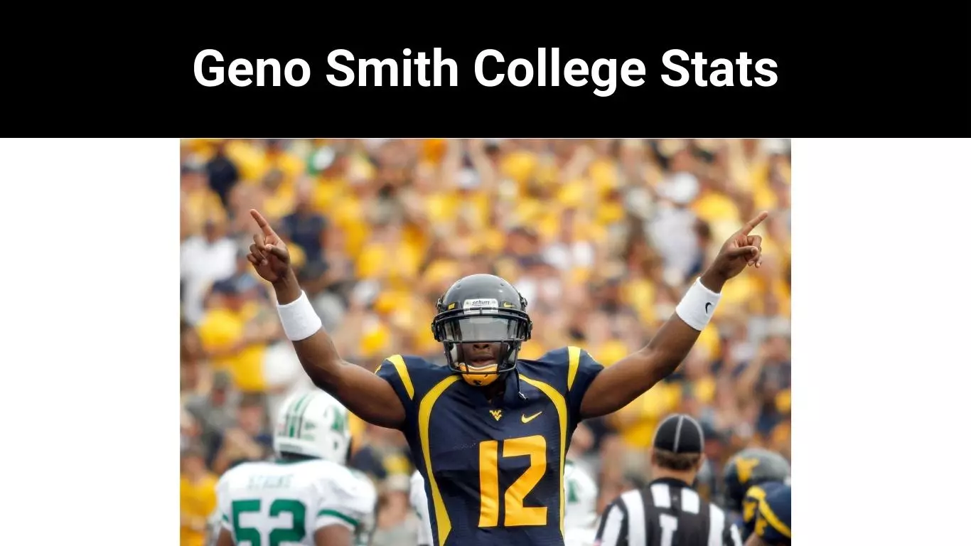 Geno Smith College Stats