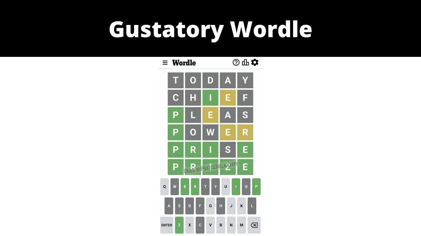 Gustatory Wordle