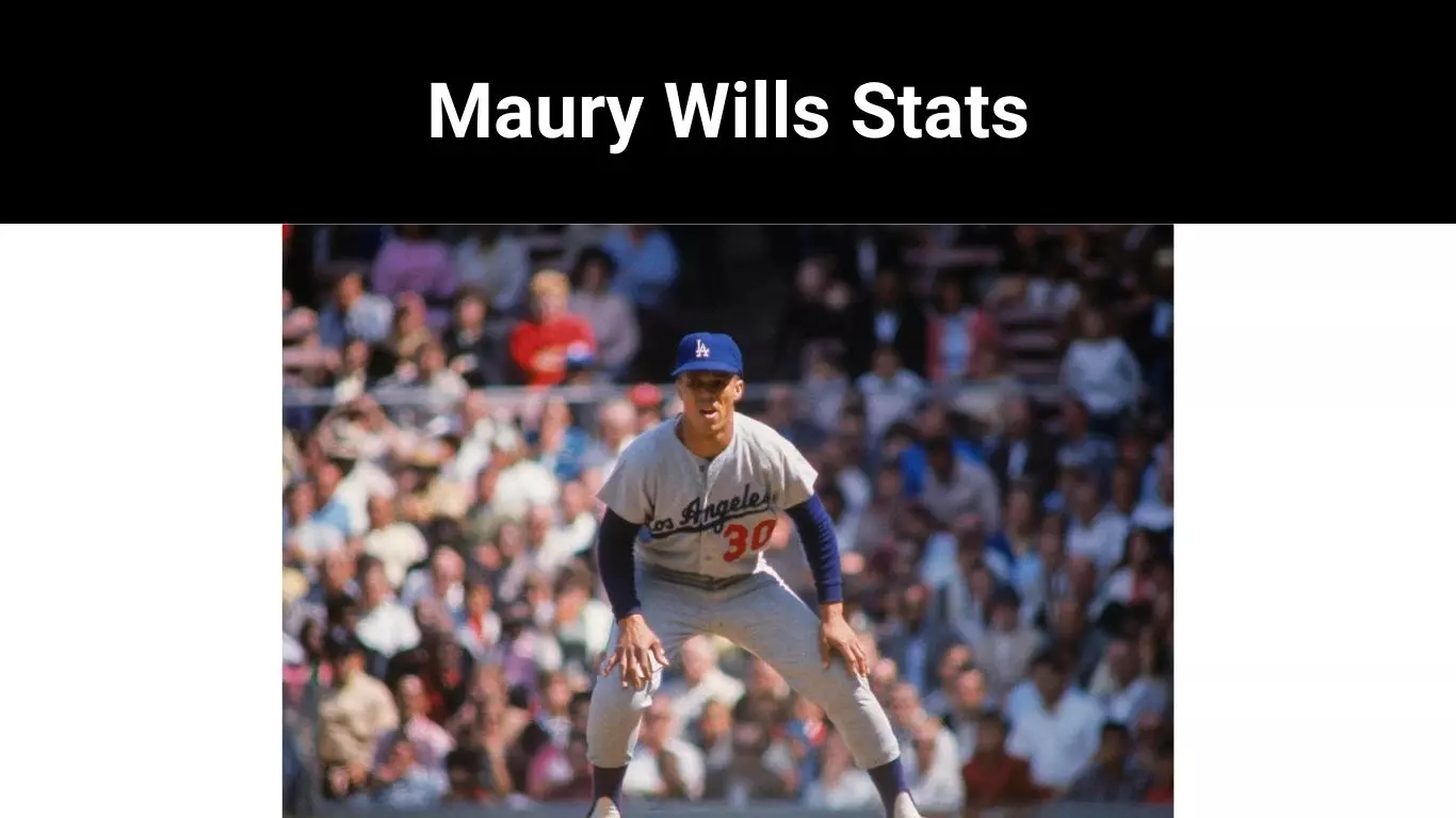 Maury Wills Stats