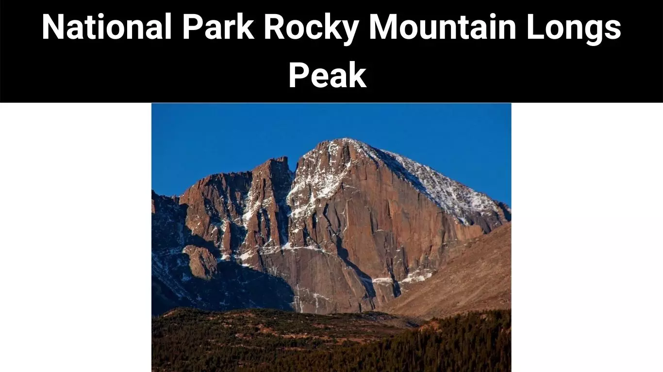 National Park Rocky Mountain Longs Peak
