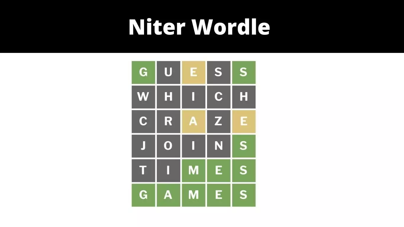 Niter Wordle