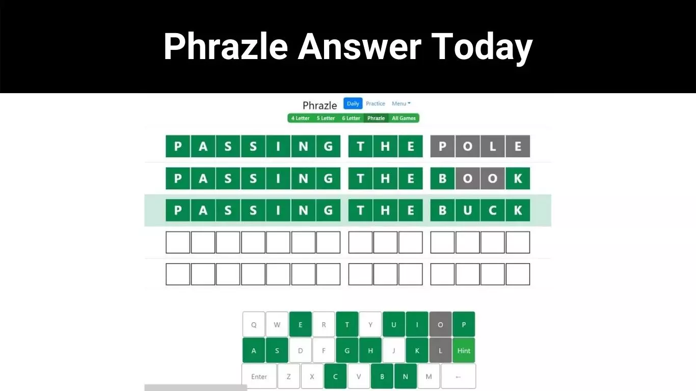 Phrazle Answer Today