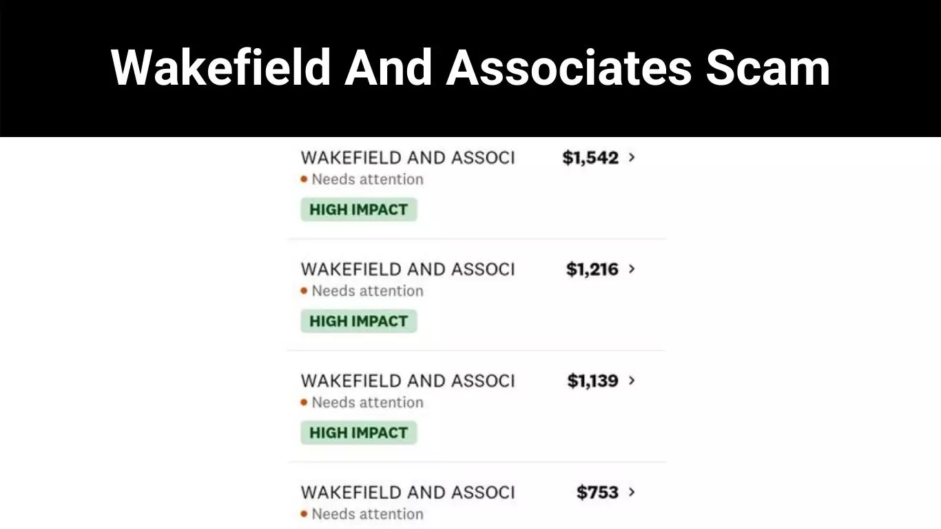 Wakefield And Associates Scam