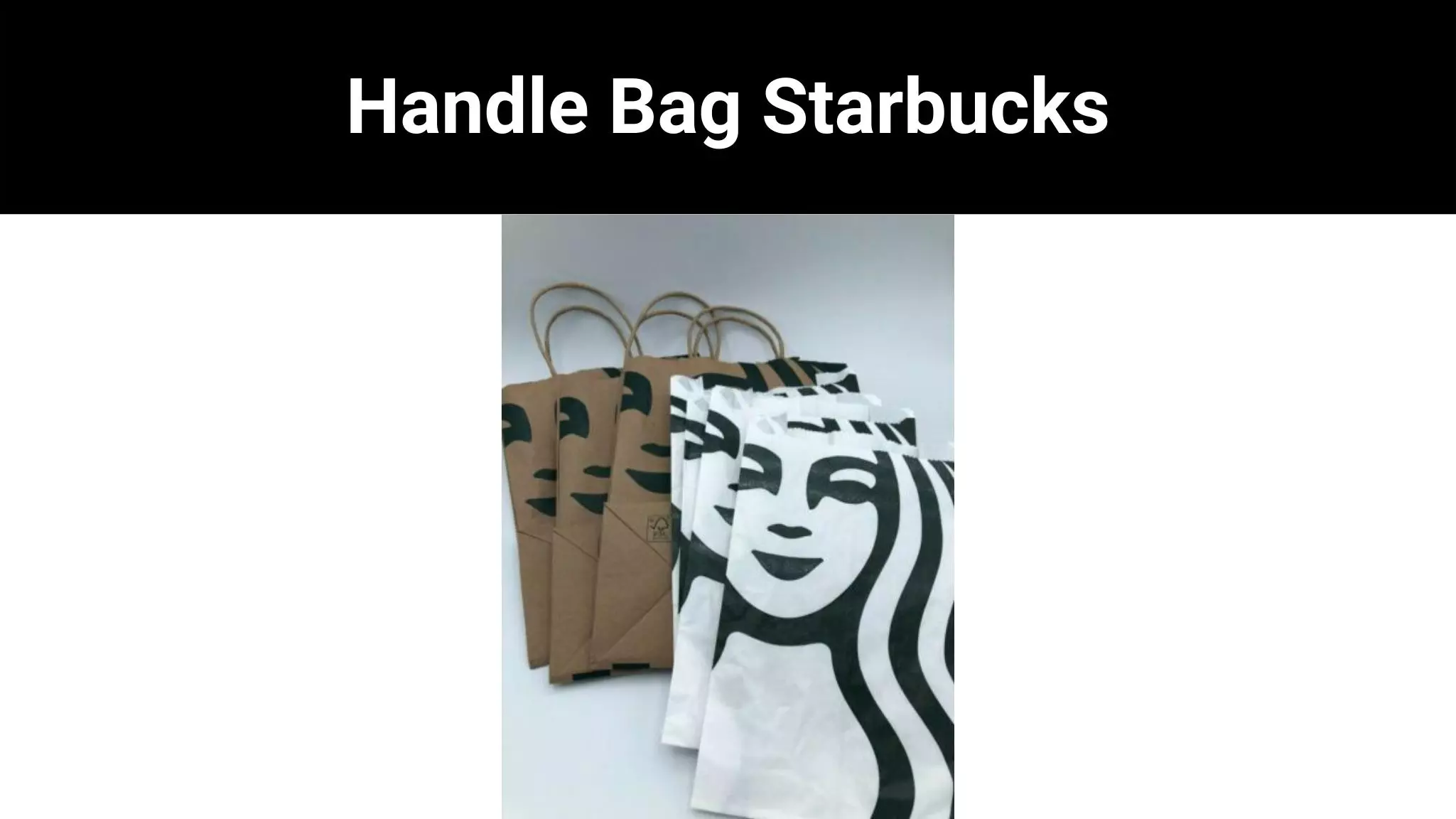 Handle Bag Starbucks