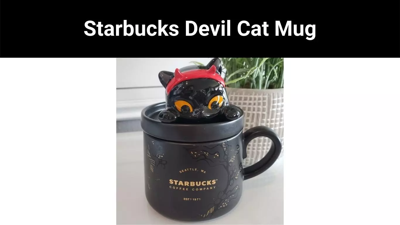 Starbucks Devil Cat Mug