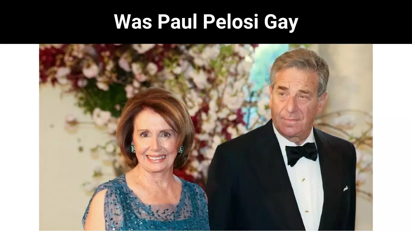 Was Paul Pelosi Gay
