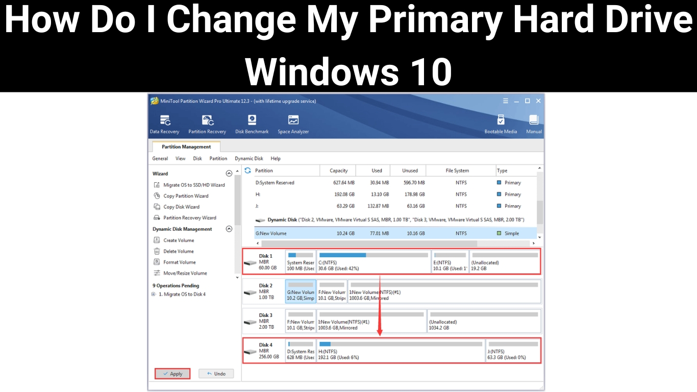 How Do I Change My Primary Hard Drive Windows 10