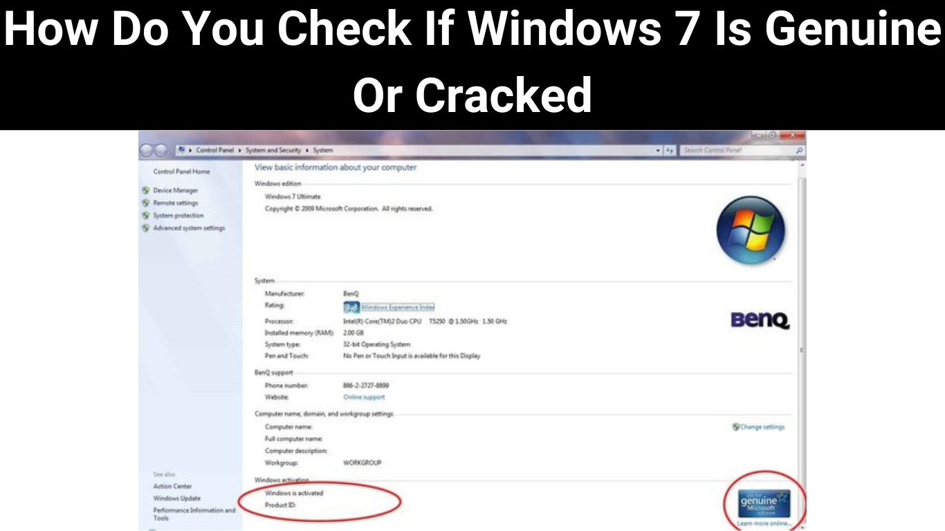 How Do You Check If Windows 7 Is Genuine Or Cracked
