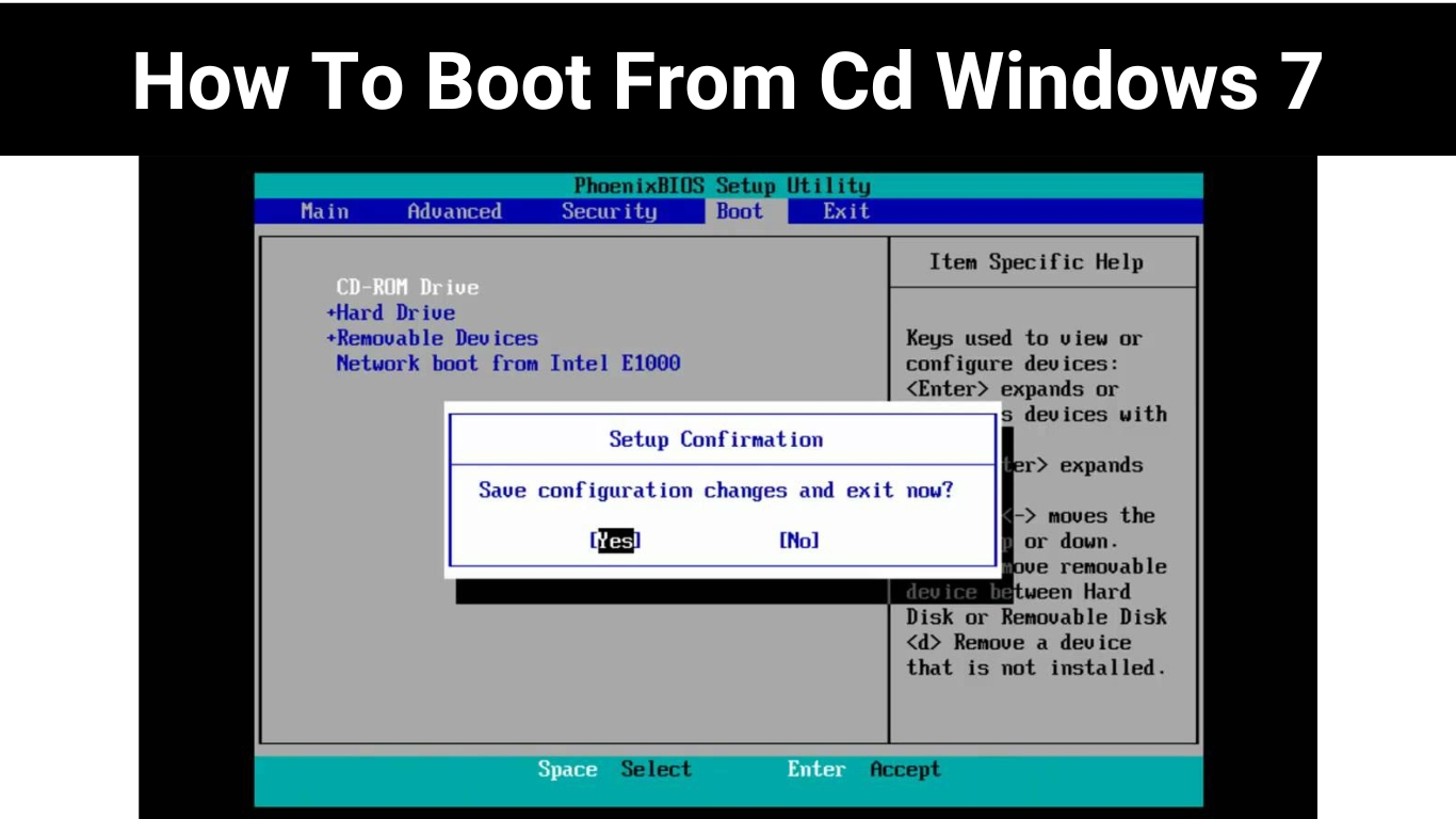 How To Boot From Cd Windows 7
