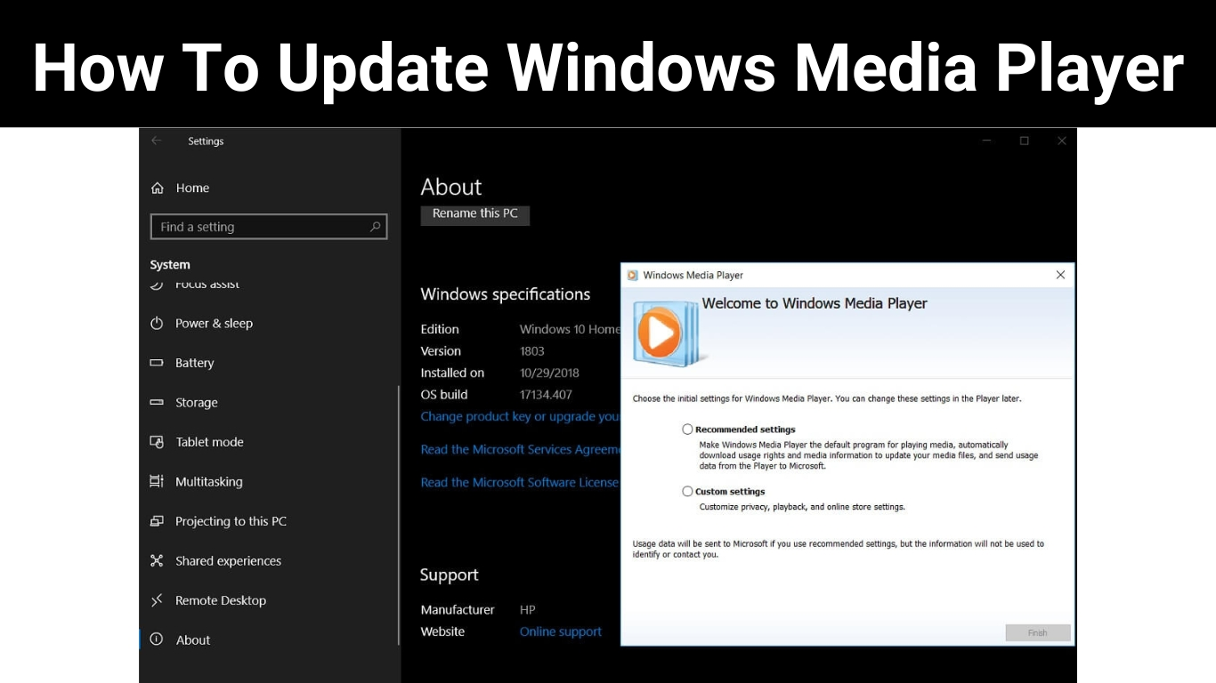 How To Update Windows Media Player