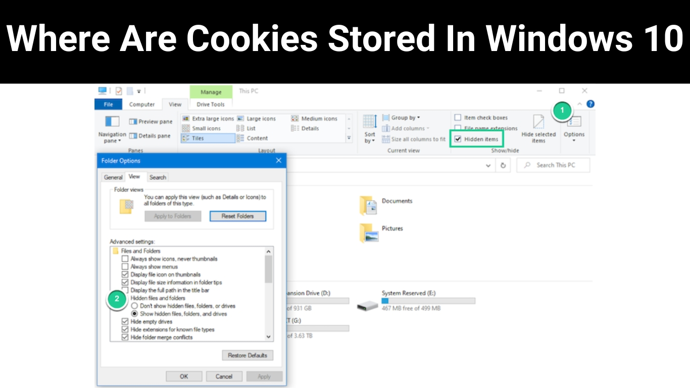 Where Are Cookies Stored In Windows 10