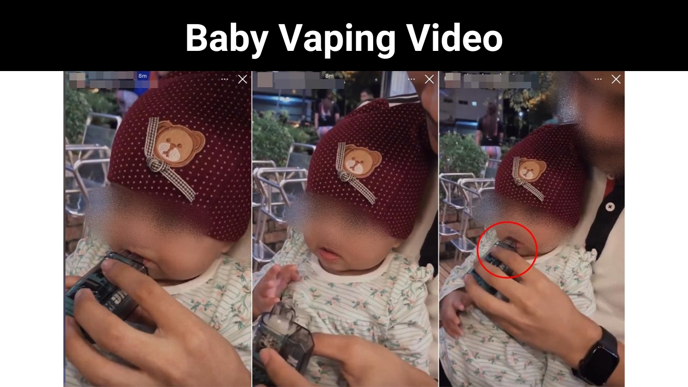 Baby Vaping Video