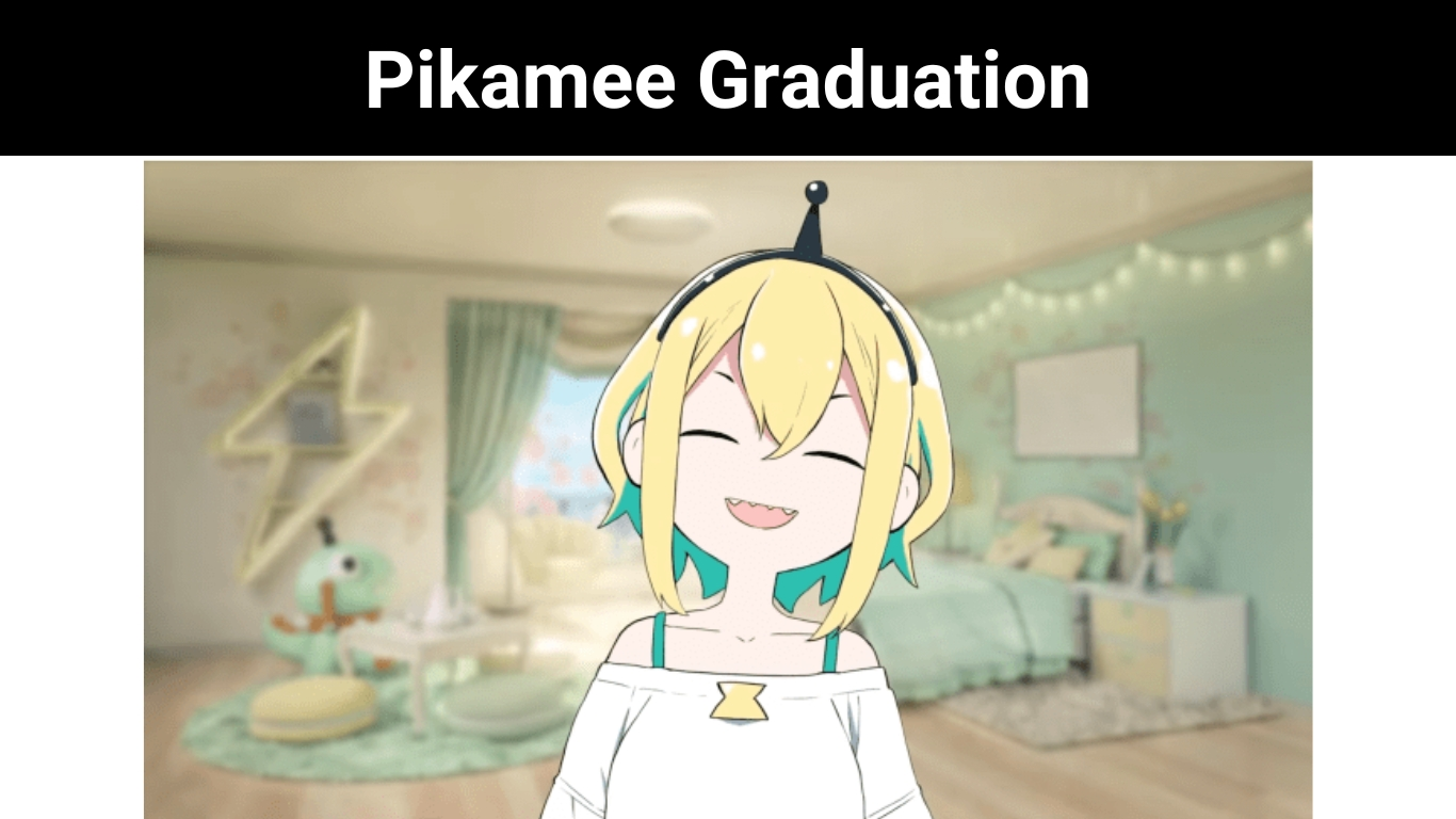 Niche Gamer on X: Amano Pikamee from VOMS Project has graduated