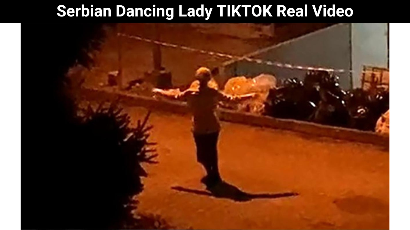 Serbian Dancing Lady TIKTOK Real Video