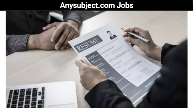 Anysubject.com Jobs