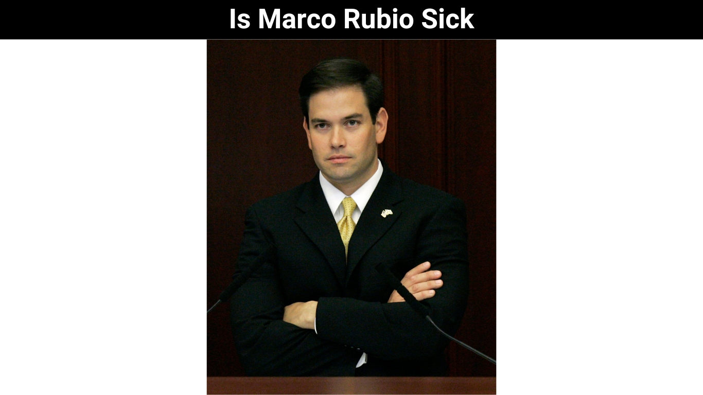 Is Marco Rubio Sick