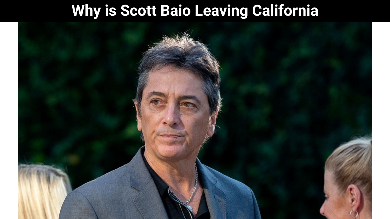 Why is Scott Baio Leaving California