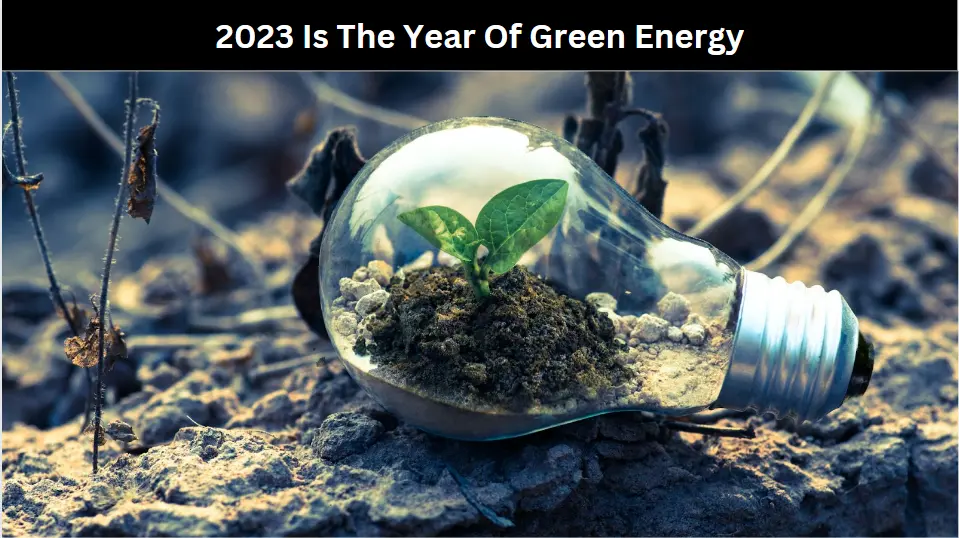 2023 Is The Year Of Green Energy