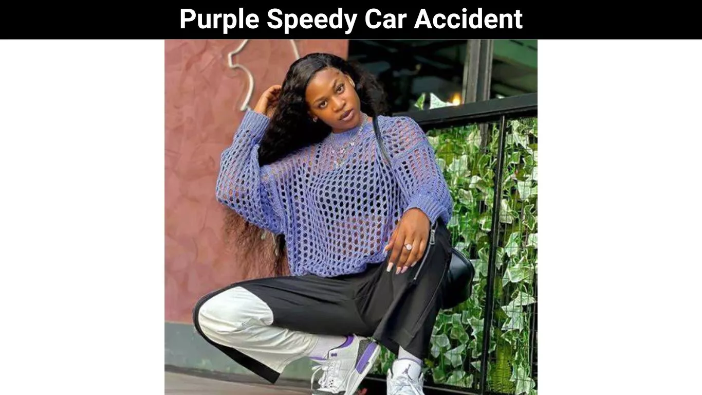 Purple Speedy Car Accident