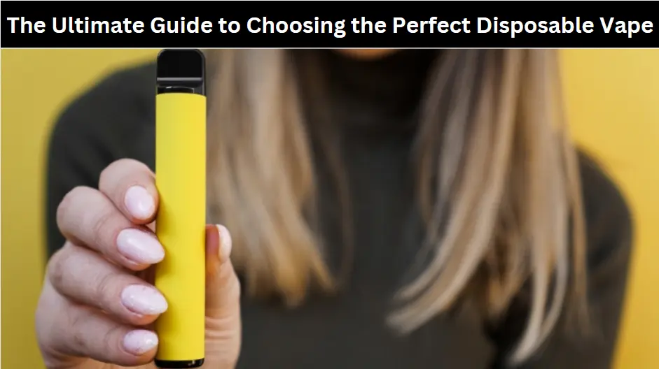 The Ultimate Guide to Choosing the Perfect Disposable Vape