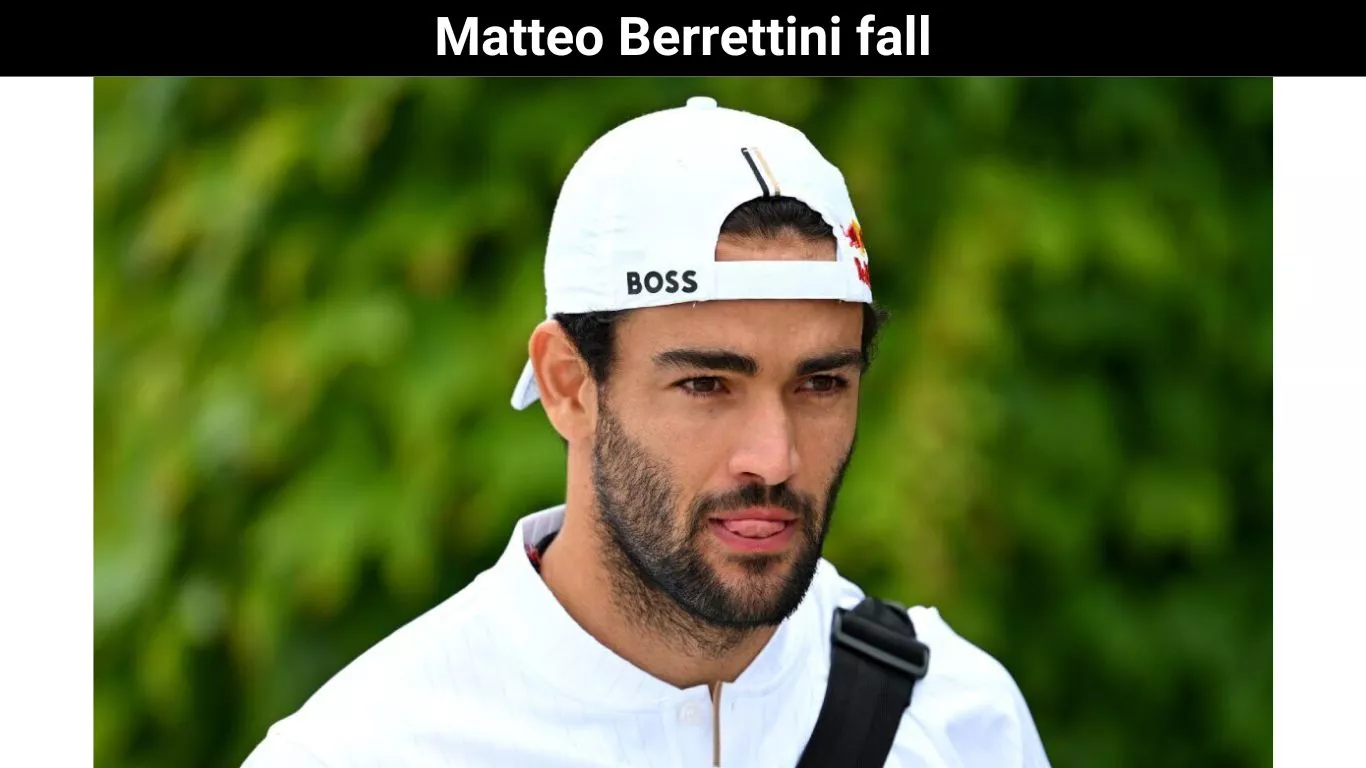 Matteo Berrettini fall