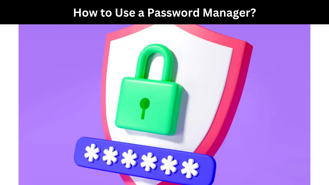 How to Use a Password Manager