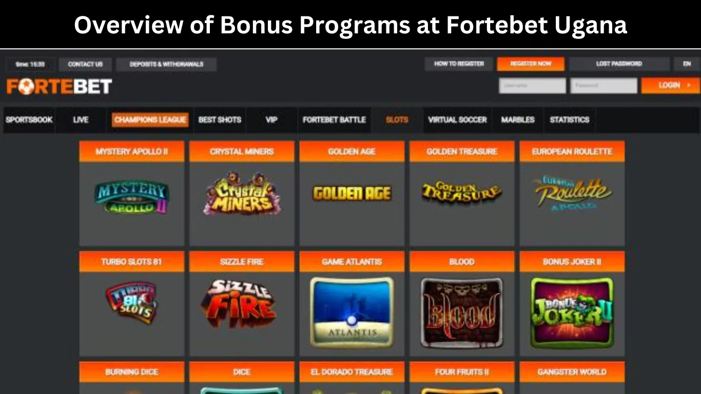 Overview of Bonus Programs at Fortebet Ugana